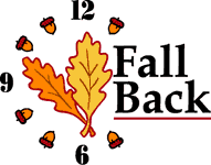 Time Change – Fall Back!